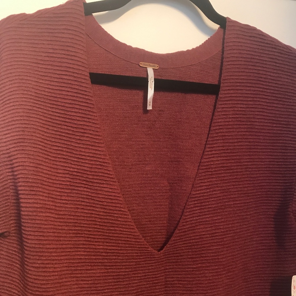 Free people V-neck sweater